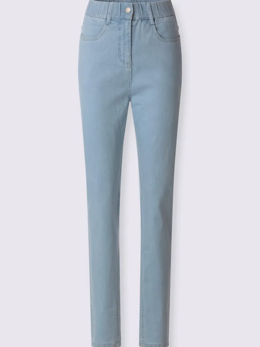 Jean ceinture élastique, passants
