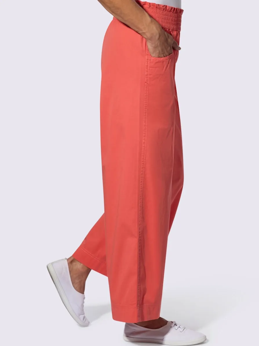 Jean ceinture smockée