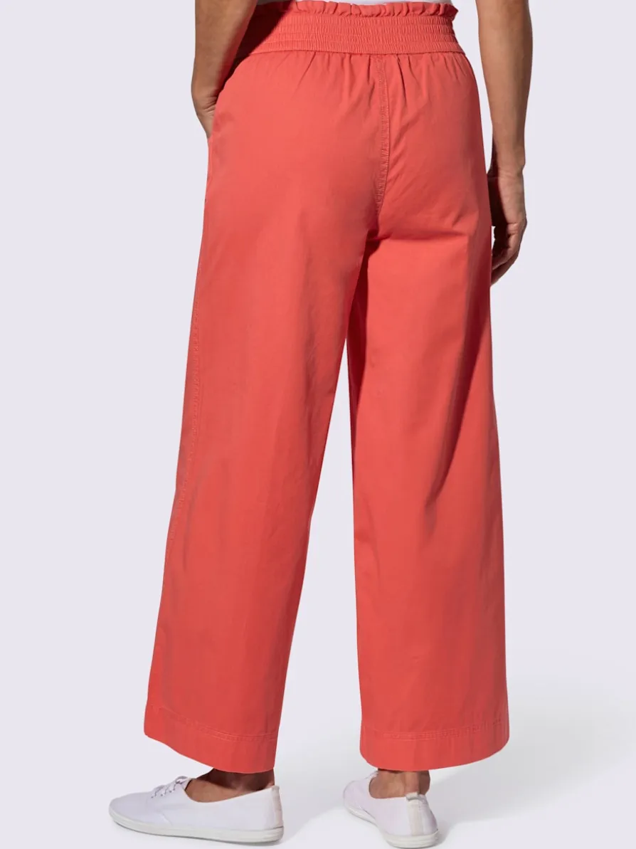 Jean ceinture smockée
