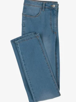 Jean femme coutures apparentes