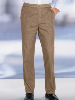 Jean homme coupe décontractée ceinture élastique