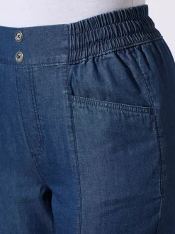 Jean 3/4 poches en biais
