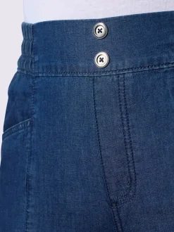 Jean 3/4 poches en biais