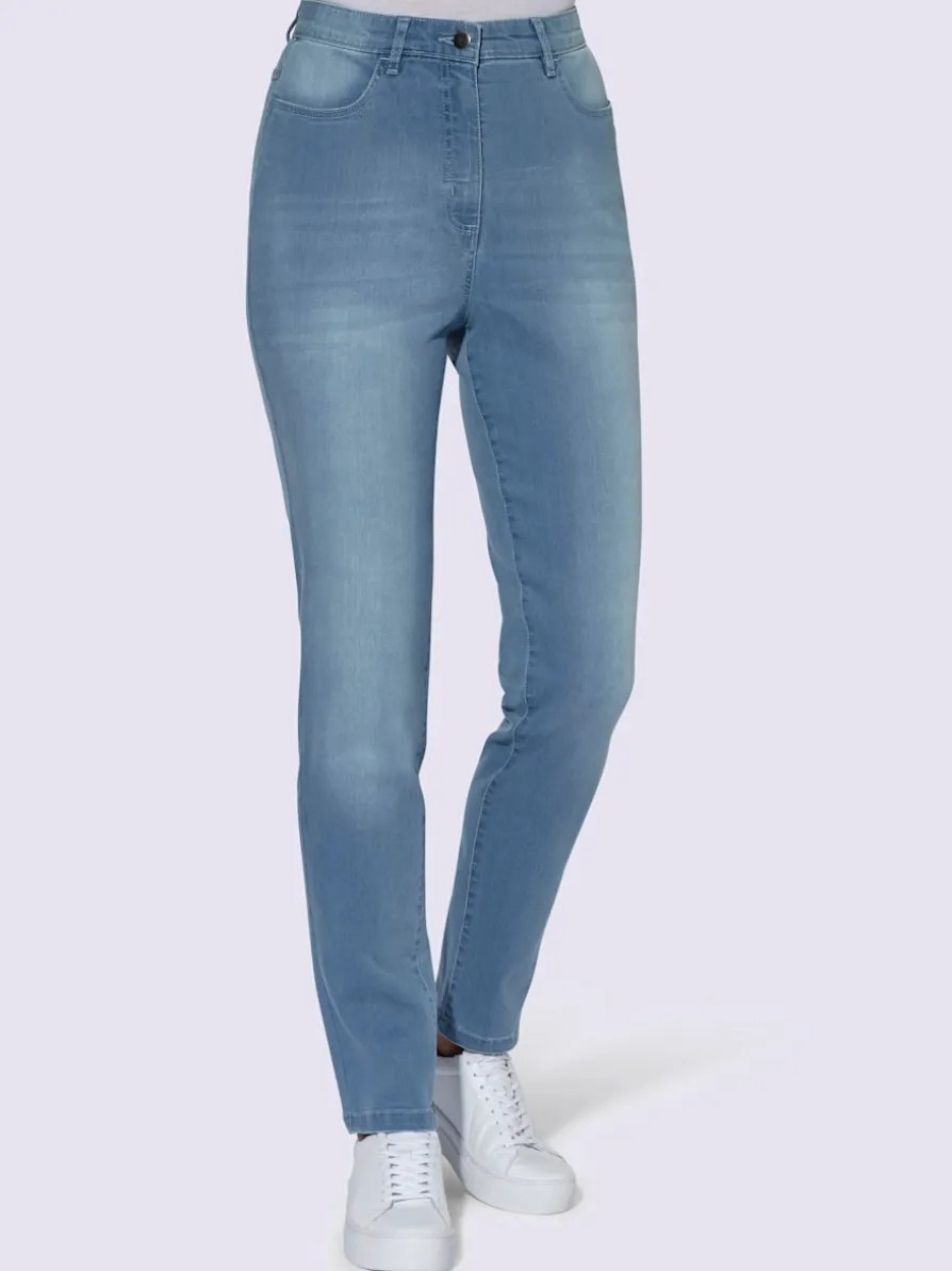 Jean taille haute hauteur de taille confortable