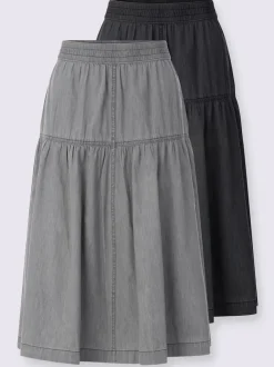 Jupe en jean 100% coton