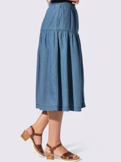 Jupe en jean 100% coton