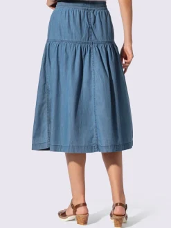 Jupe en jean 100% coton