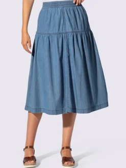Jupe en jean 100% coton