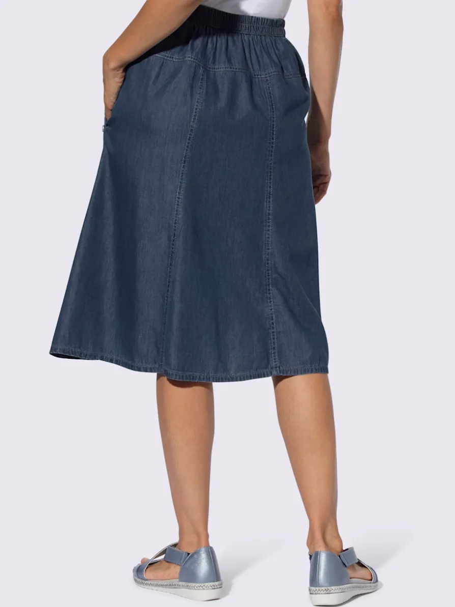 Jupe en jean denim doux