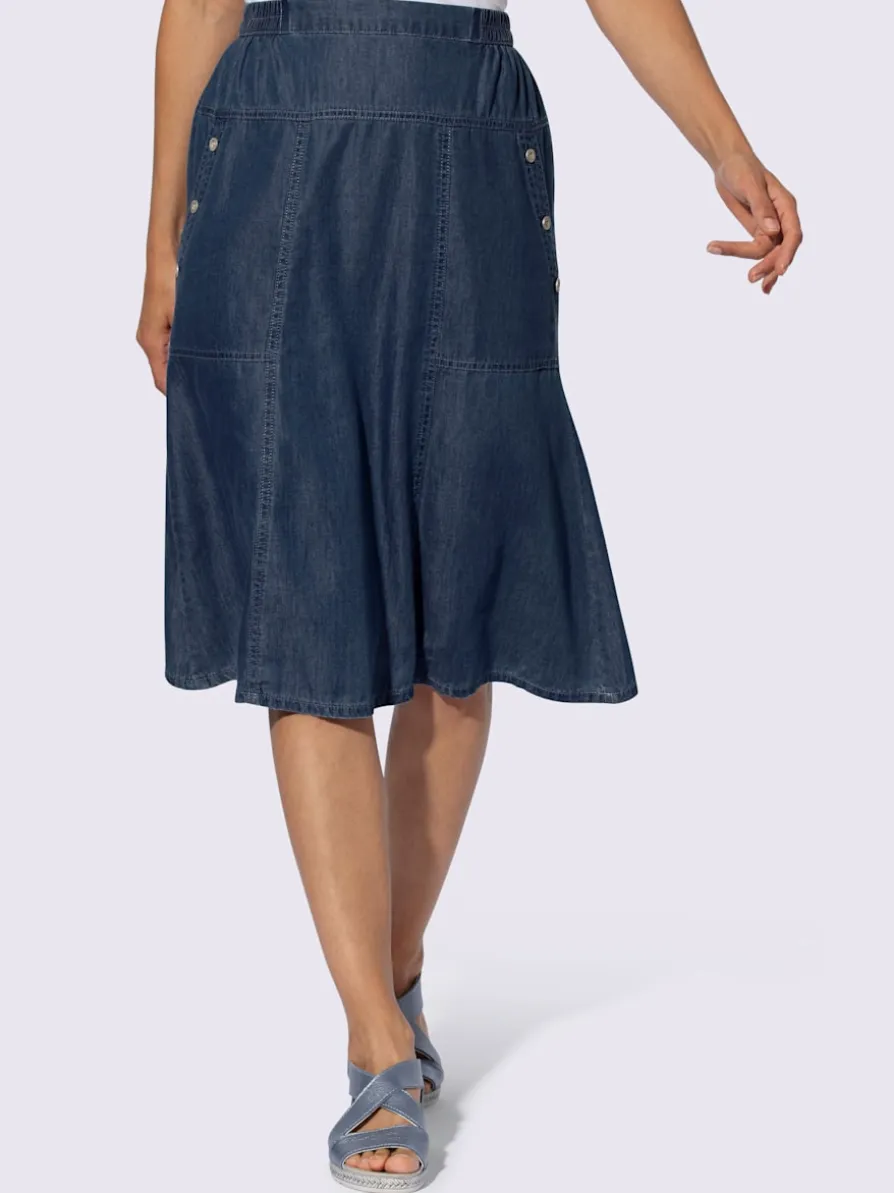 Jupe en jean denim doux