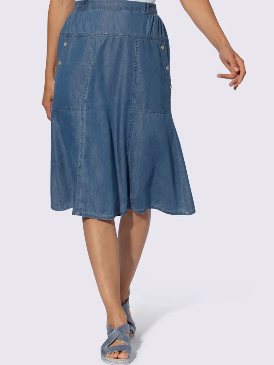 Jupe en jean denim doux