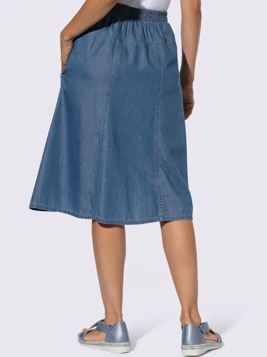 Jupe en jean denim doux