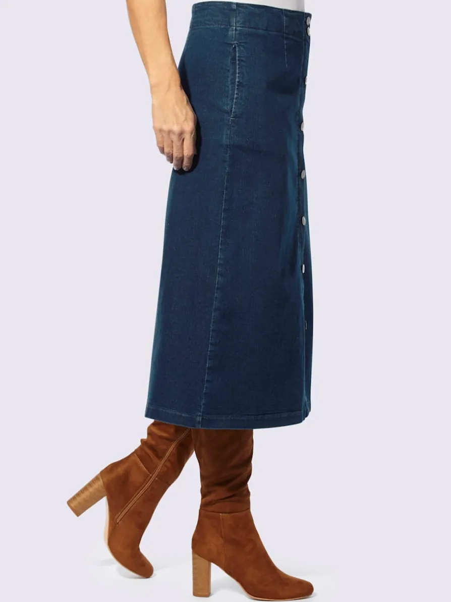 Jupe en jean denim doux