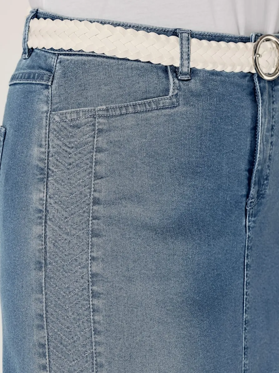 Jupe en jean qualité coton
