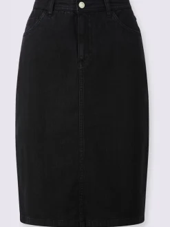 Jupe en jean qualité coton extensible indéformable