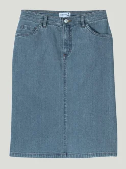 Jupe en jean qualité coton extensible indéformable