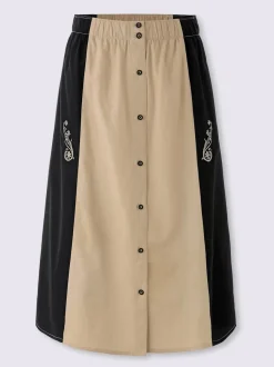 Jupe traditionnelle ceinture élastique confortable