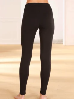 Legging femme uni ceinture élastique