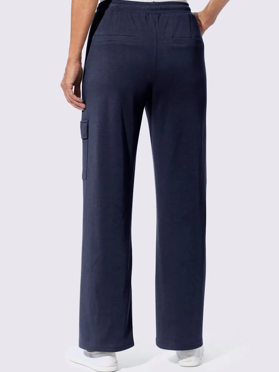 Pantalon cargo poches cargo à fermeture boutonnée