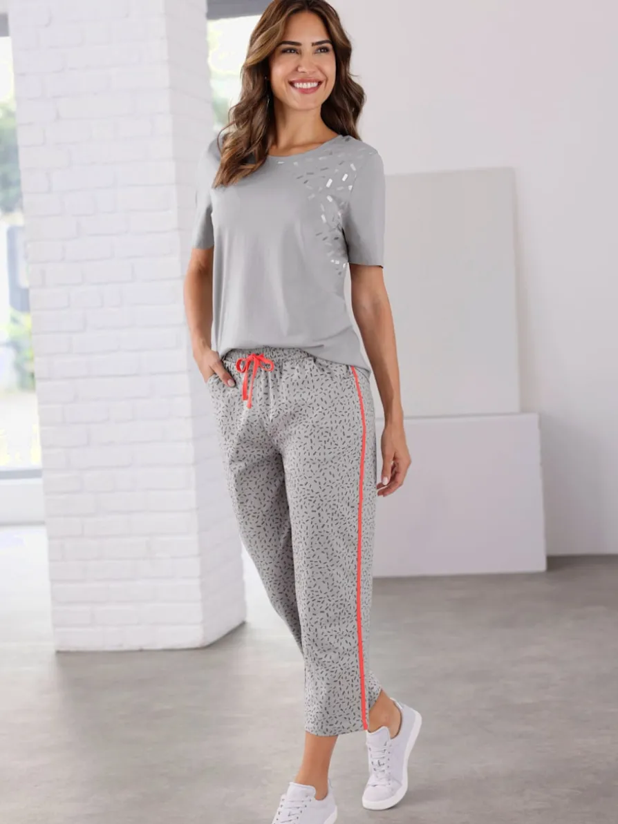 Pantalon 7/8 ceinture élastique confortable