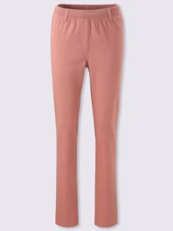 Pantalon ceinture élastique côtelée