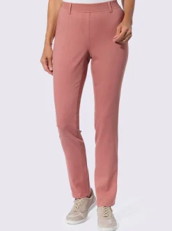 Pantalon ceinture élastique côtelée