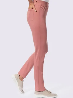Pantalon ceinture élastique côtelée
