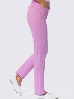 Pantalon ceinture élastique côtelée