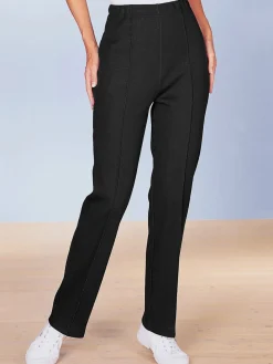 Pantalon confortable à taille élastiquée