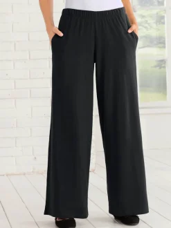 Pantalon de loisirs ample avec ceinture élastique