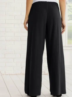 Pantalon de loisirs ample avec ceinture élastique