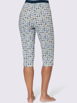 Pantalon de pyjama corsaire jersey fin