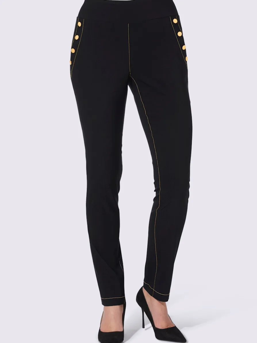 Pantalon en bengaline qualité indéformable