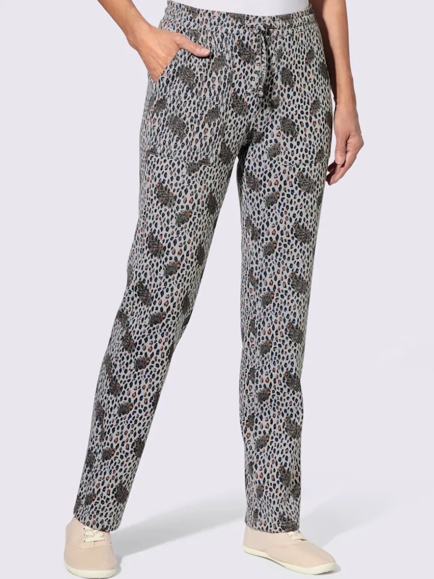 Pantalon en jersey ceinture élastique confortable