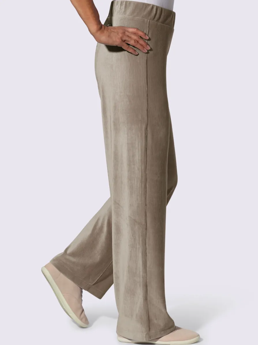 Pantalon en jersey ceinture élastique confortable