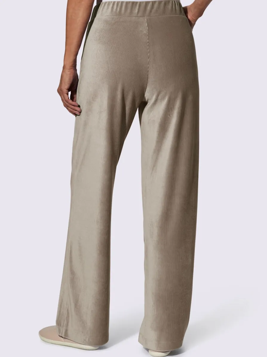 Pantalon en jersey ceinture élastique confortable