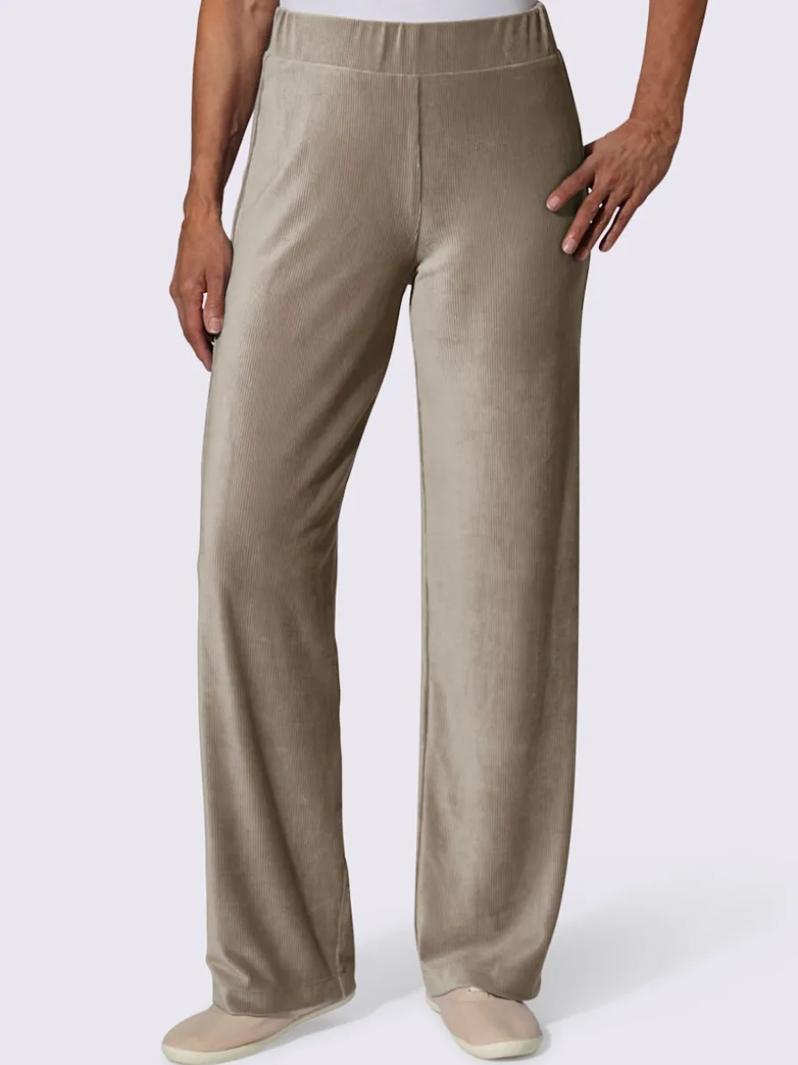 Pantalon en jersey ceinture élastique confortable
