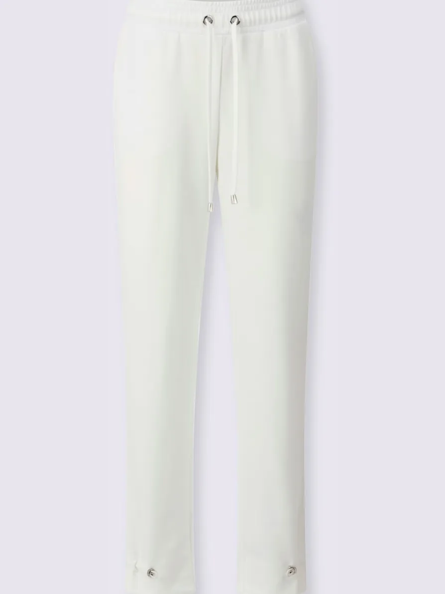 Pantalon en jersey ceinture élastique, coulisse et lien à nouer