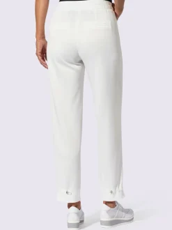 Pantalon en jersey ceinture élastique, coulisse et lien à nouer