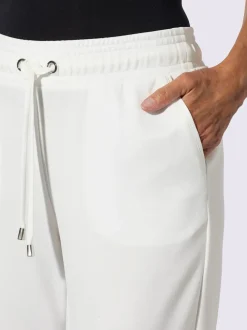 Pantalon en jersey ceinture élastique, coulisse et lien à nouer