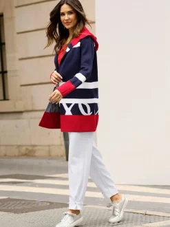 Pantalon en jersey ceinture élastique, coulisse et lien à nouer
