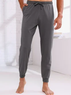 Pantalon en jersey coulisse et lien à nouer