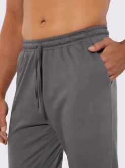 Pantalon en jersey coulisse et lien à nouer