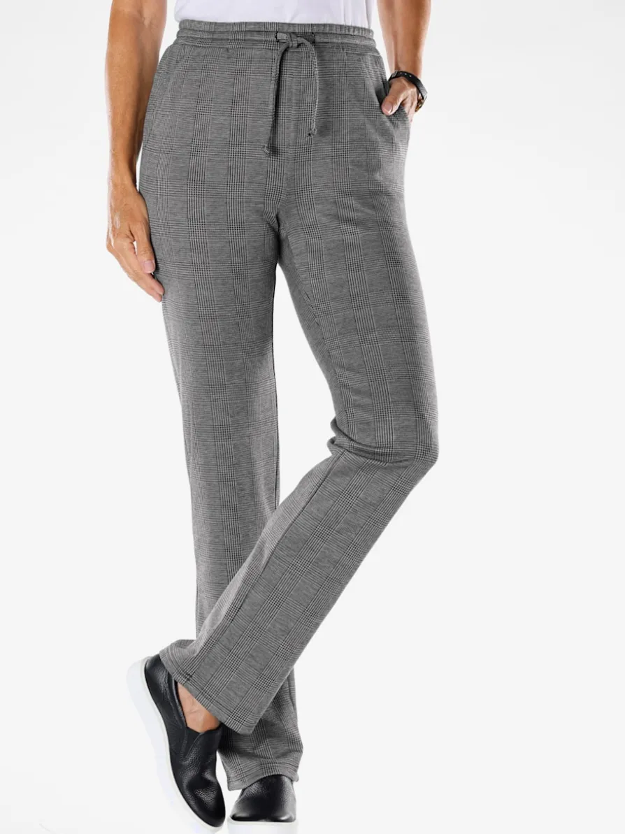 Pantalon en jersey coulisse et lien à nouer