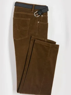 Pantalon en velours côtelé qualité velours