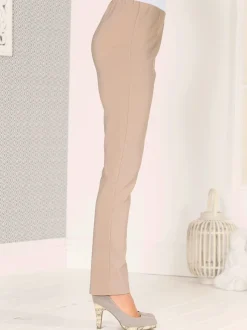 Pantalon extensible habillé avec ceinture élastique