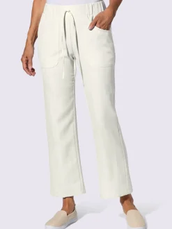 Pantalon imitation lin