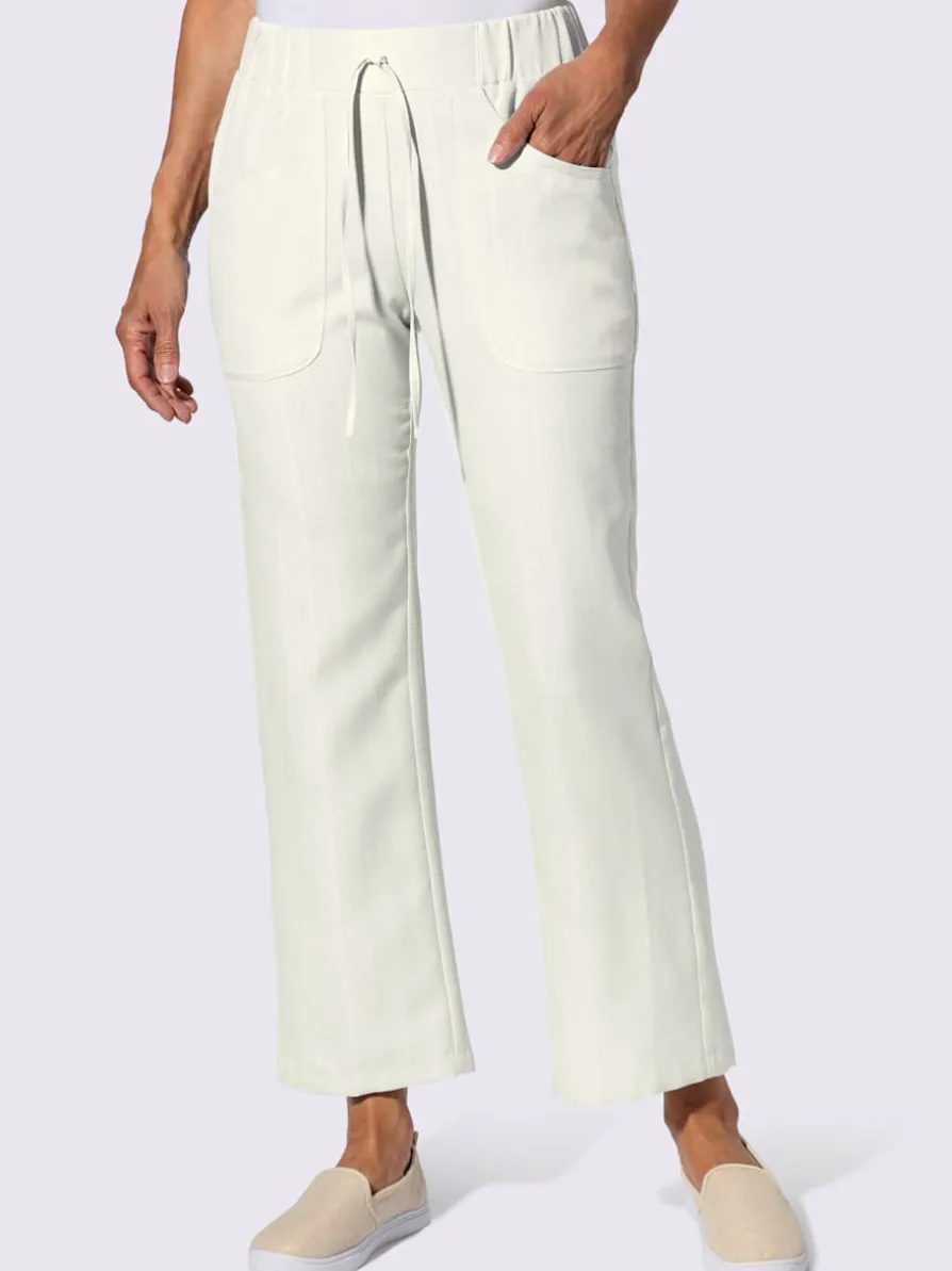 Pantalon imitation lin