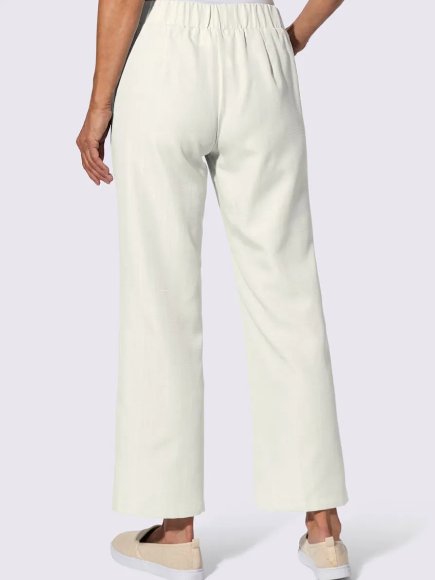 Pantalon imitation lin