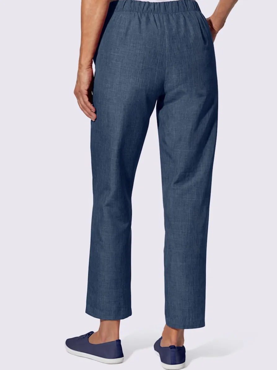Pantalon imitation lin